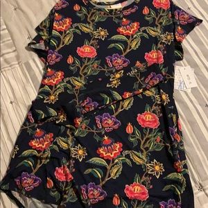 Lularoe Mitzi Tunic Fall print NWT XL